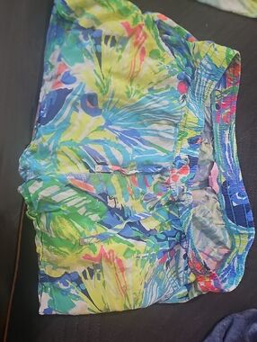 Lilly Pulitzer Bright Tropical Watercolor Bermuda Shorts